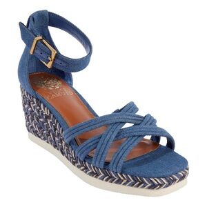 Vince Camuto Jilesa Espadrille Wedge Sandals Size 8 NWOB